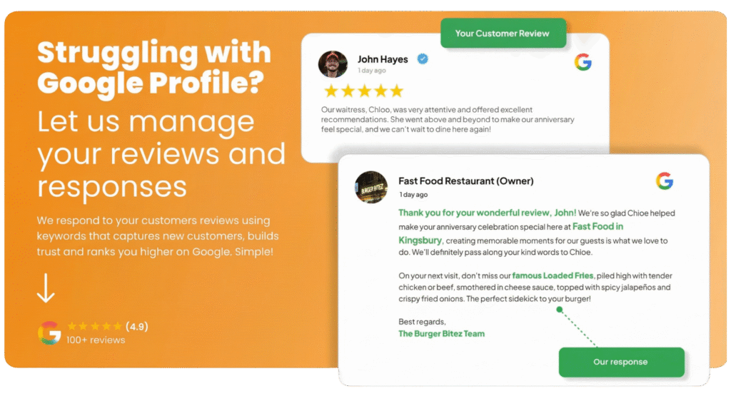 LocalZen dashboard showing Google rating, review funnel and recent reviews